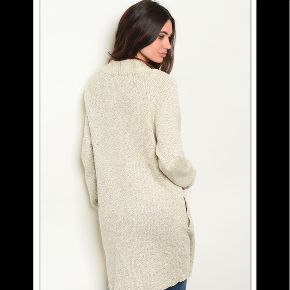 Beige Cozy Sweater. - Picture 2 of 3